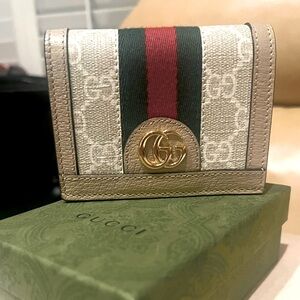 Gucci Supreme Ophidia Compact Wallet
